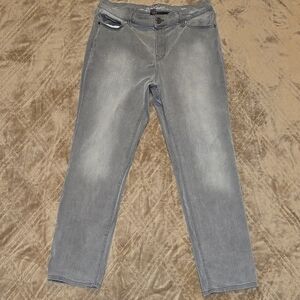 Gloria Vanderbilt Jordan Straight Leg Gray Women's Jeans size 16